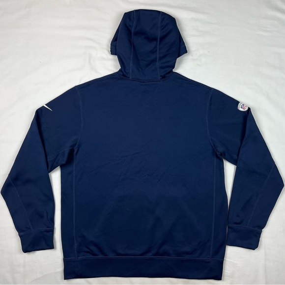 Nike Dallas Cowboys Mens Hoodie Sweatshirt Sz Medium Therma Fit Training A7 - Picture 2 of 7